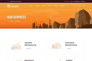 Industrial & Factory HTML5 Template