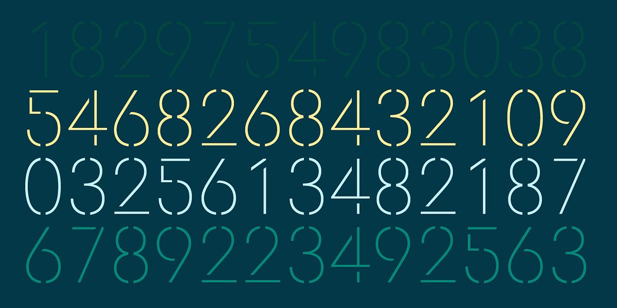 Doctrine Stencil, a Sans Serif Font by Barnbrook Fonts (Photo 3 of 6)
