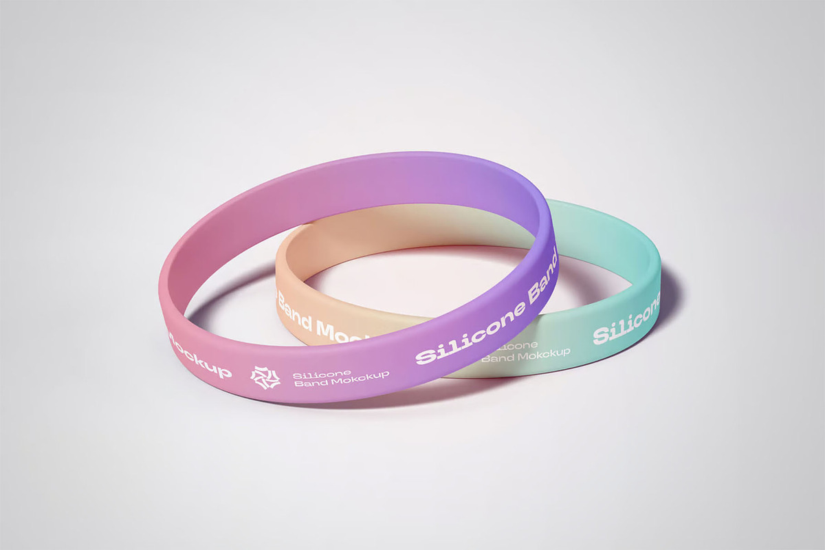 Silicone Band Mockup, an Advertising Mockup by Se٧enStudio (Photo 9 of 13)