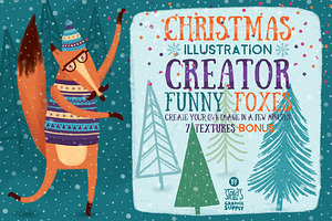 Christmas Illustration Creator/Foxes