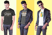 Male t-shirt Mockup-V-2-004, a Shirt Mockup by designvillage (Thumbnail 6 of 6)