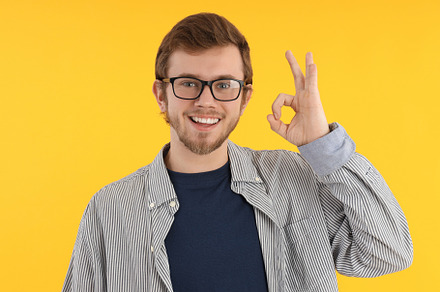 Concept of people with attractive young man, a Person Photo by AtlasStudio PRO