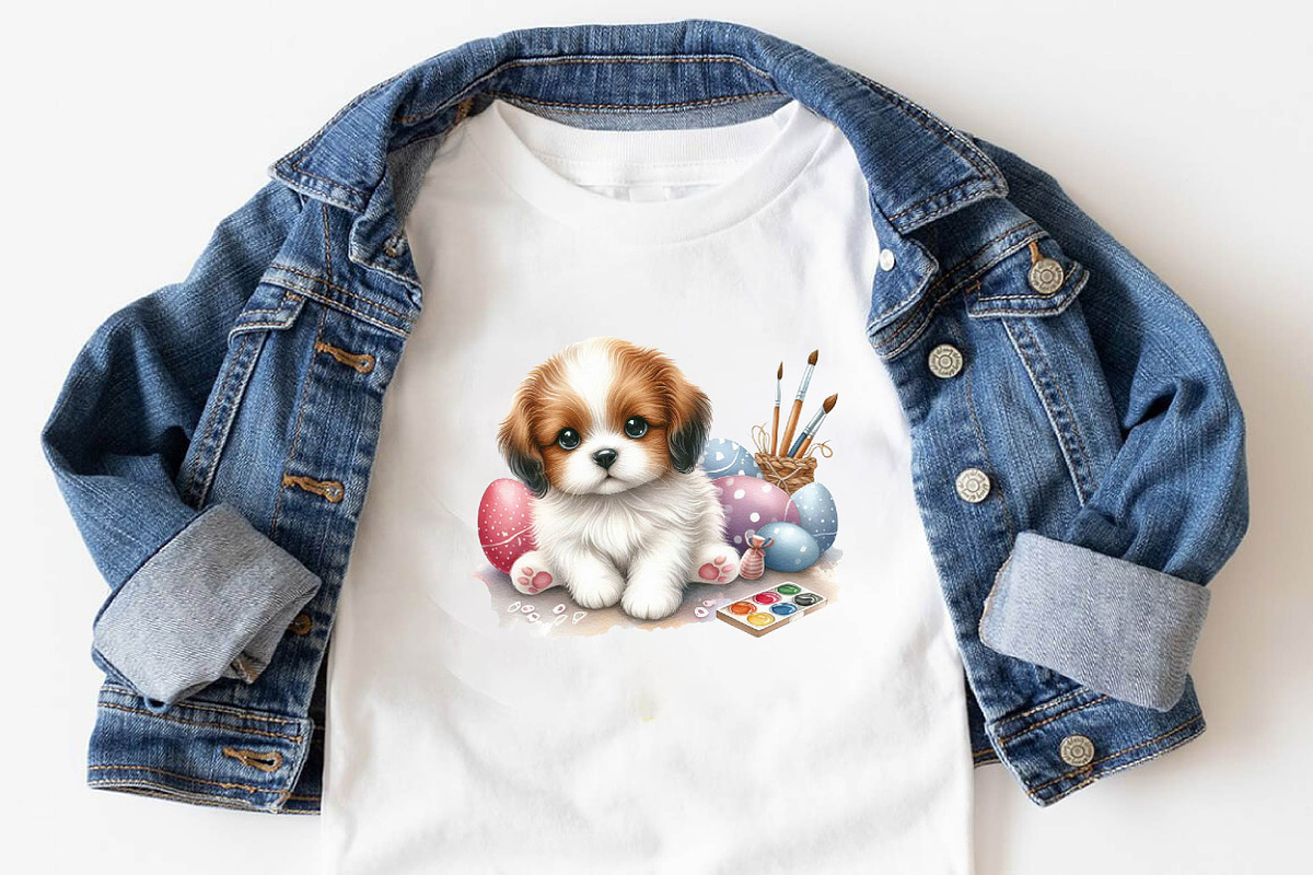 Dog Watercolor сlipart. Cute Puppies, an Illustration by SVGArt (Photo 6 of 7)