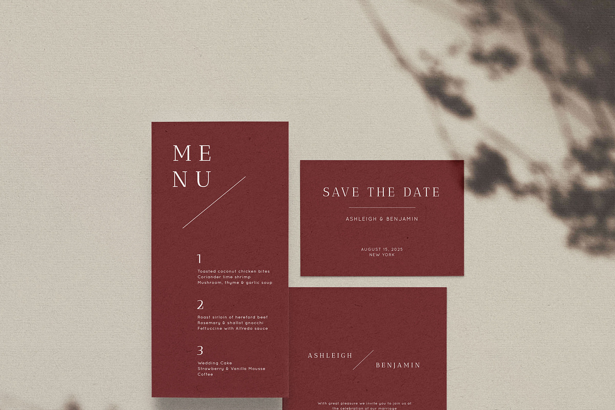 ELEGANT MODERN WEDDING | 30 Cards, an Invitation Template by Crocus Paperi (Photo 6 of 11)