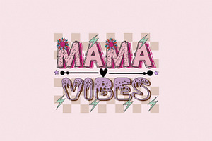 Retro Mama Sublimation Design Bundle