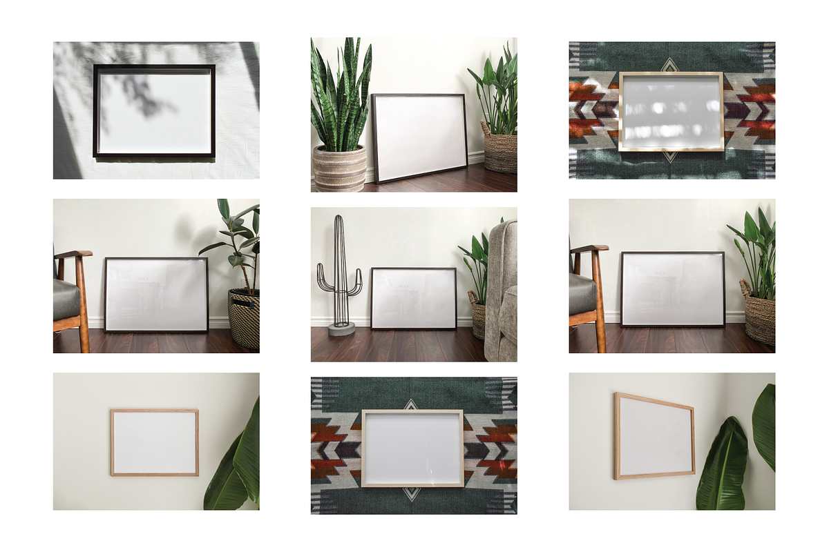Landscape Frame Mockup Mega Bundle, a Household Mockup by Saguaro Digital (Photo 3 of 15)