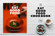 EAT GOOD FOOD Cookbook / Recipe Book, a Magazine Template by Wolfgang Design (Thumbnail 1 of 13)