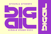 Bigail Font, a Slab Serif Font by asfgraphics (Thumbnail 1 of 9)