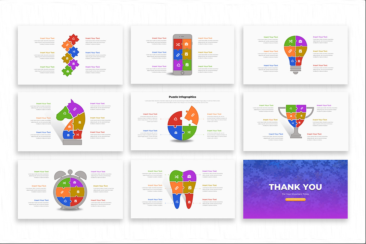 Puzzle Infographic Presentation, a Presentation Template by SlideStack (Photo 4 of 5)
