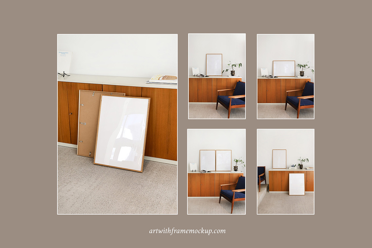 10 Nordic Frame Mockup Set, a Product Mockup by ArtwithFrame (Photo 11 of 13)
