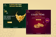 Jewellery Social Media Post Template, a Social Media Template by Uptechies (Thumbnail 4 of 4)