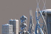 Futuristic Skyscrapers, an Architecture 3D Model by Giimann (Thumbnail 8 of 10)