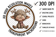 Funny Christmas Sheep Clipart, an Illustration by Craft Nest (Thumbnail 2 of 10)