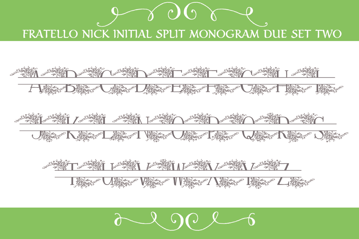 Sale-Fratello Nick Split Monogram 2 preview 5