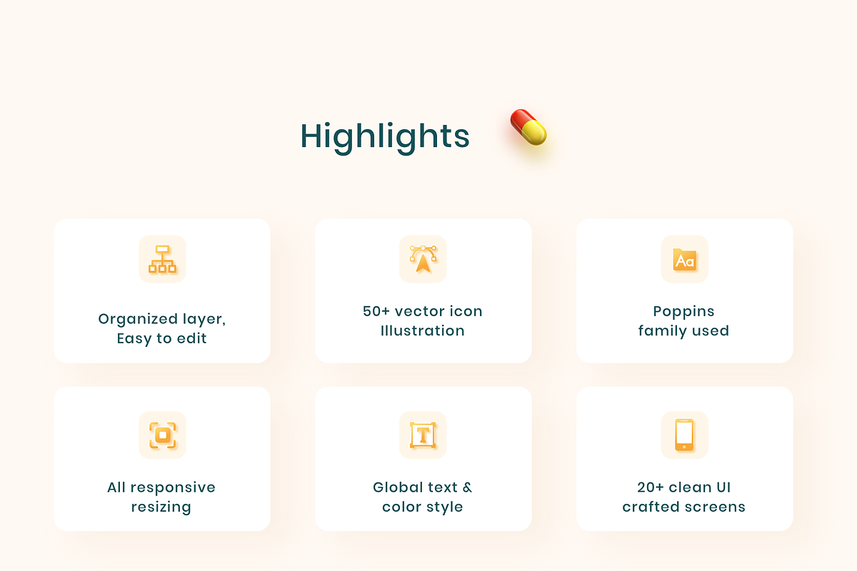 Findpet - Pet Finder UI KIT, an App Template by Vektora Studio (Photo 2 of 6)