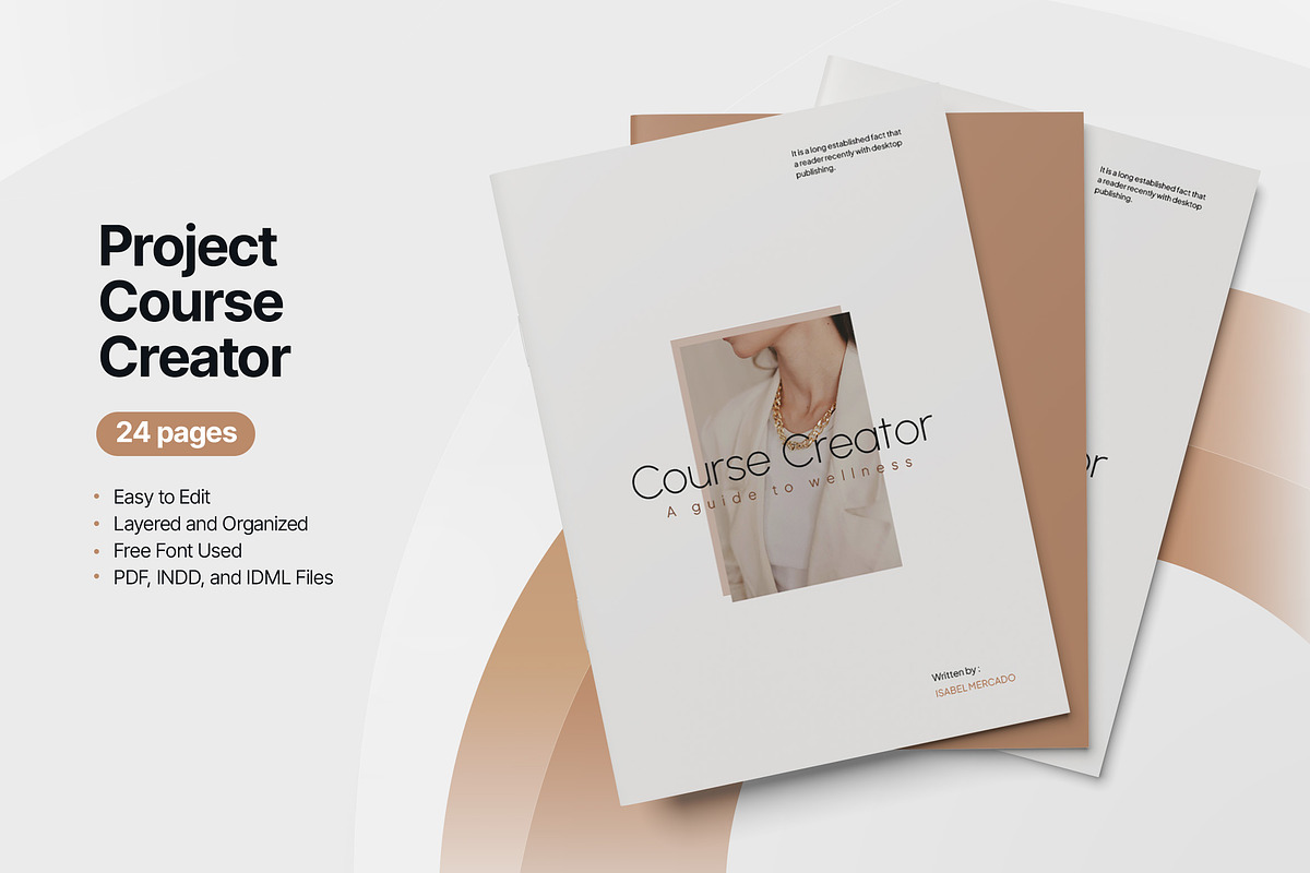 Project Course Creator Template, a Brochure Template by TMint Play (Photo 1 of 8)