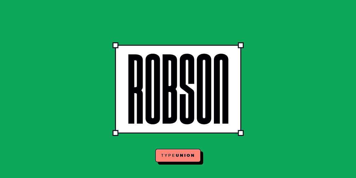 Robson, a Sans Serif Font by TypeUnion (Photo 1 of 9)