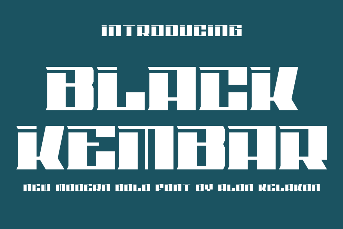 Black Kembar, a Serif Font by alon kelakon (Photo 1 of 5)