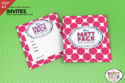 Party Invitation Mockup, a Cups & Container Mockup by INCDesign (Thumbnail 1 of 6)