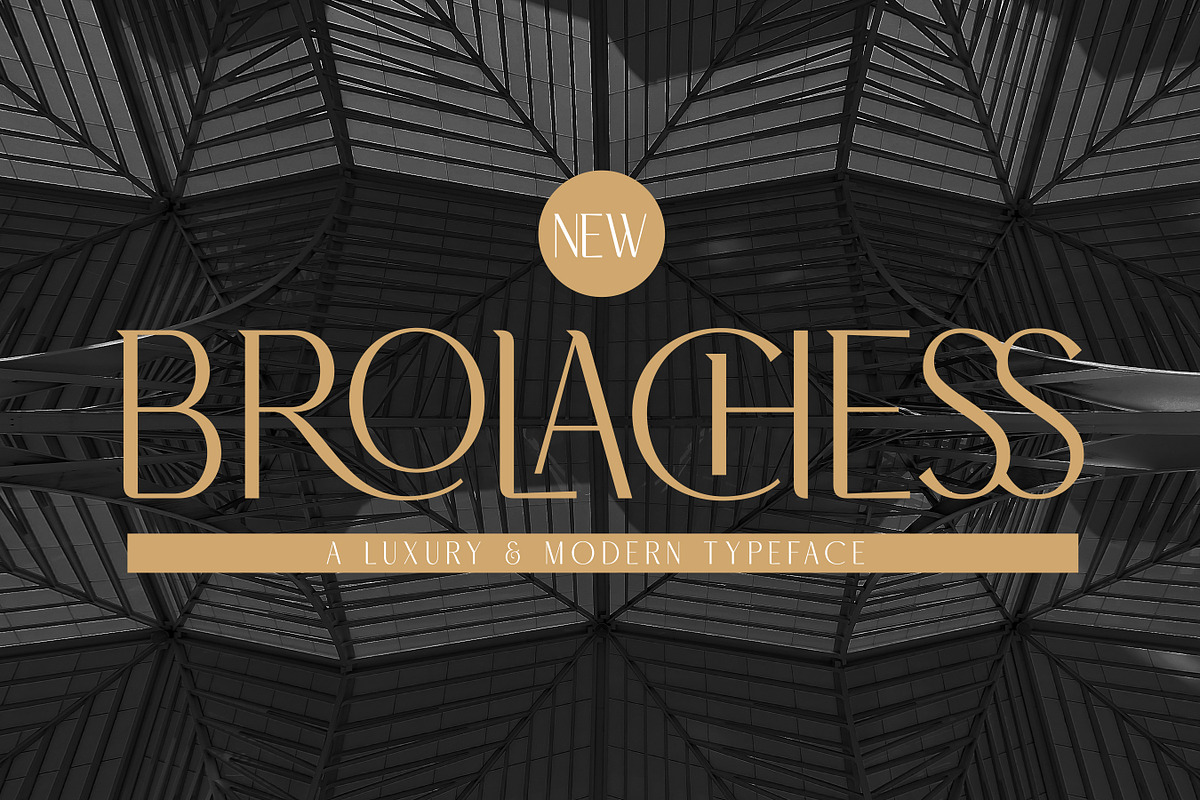 Brolachess - Luxury Ligatures Serif, a Serif Font by Almarkhatype (Photo 1 of 10)