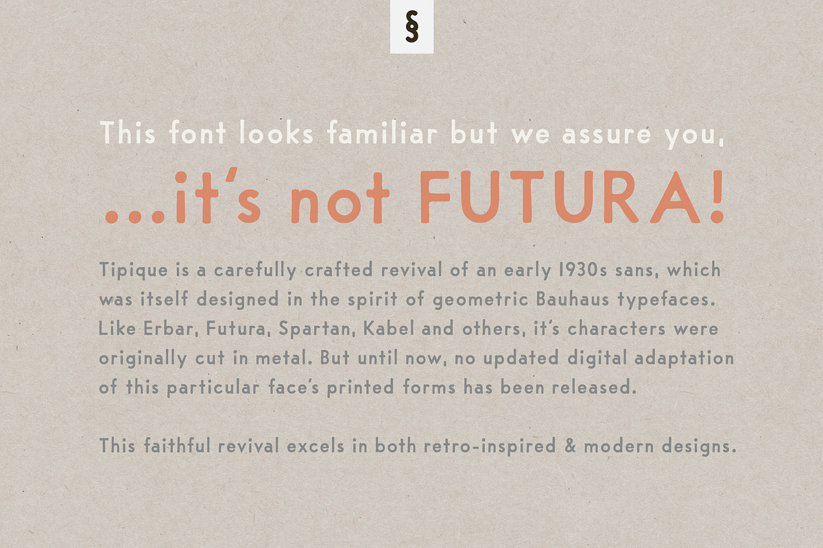 Tipique | Mid-Century Font Revival preview 2