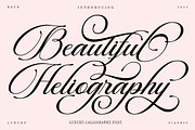 Beautiful Heliography Script, a Script Font by Has_rizal (Thumbnail 12 of 12)