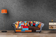 abstract zen tangle doodle, a Pattern Graphic by AAN Seamless Shop (Thumbnail 3 of 4)