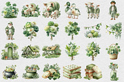 Farmhouse St Patrick Day Clipart, an Illustration by DreamCafeArt (Thumbnail 3 of 6)