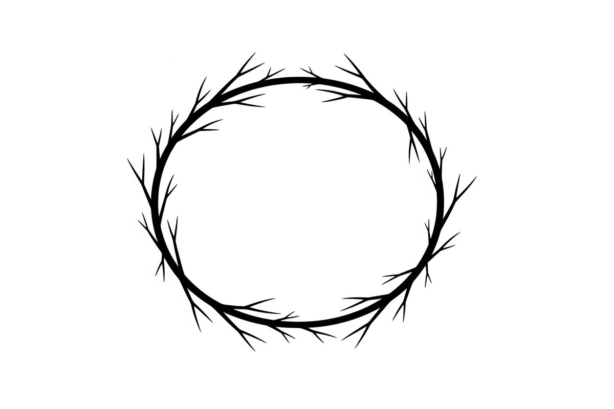 Decorative Nature Frame Silhouettem, a Graphic by BIPLOB EXPERT (Photo 2 of 13)