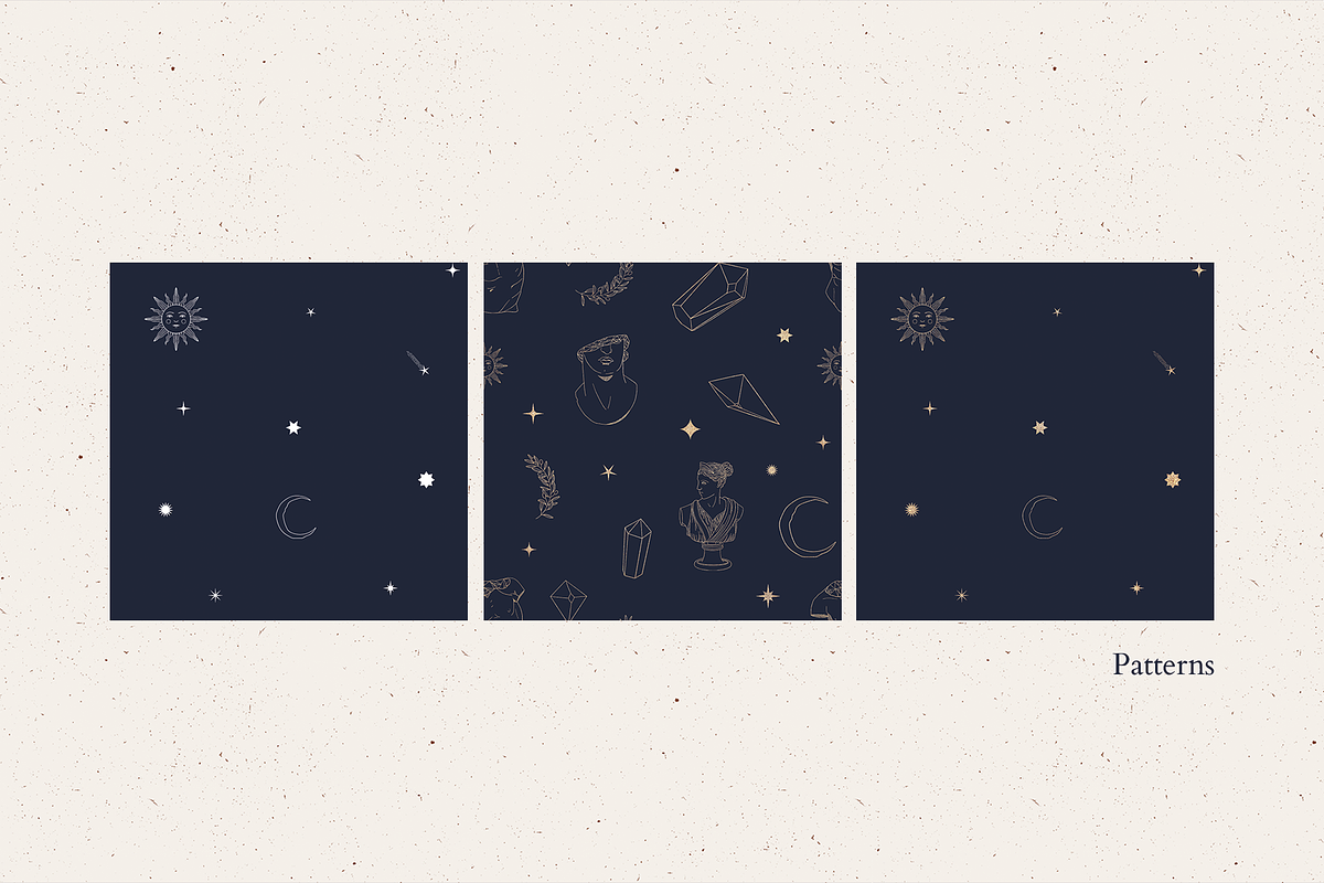Bundle. SHINE II + ANTIQUE AESTHETIC, a Background Graphic by mamormo (Photo 7 of 8)