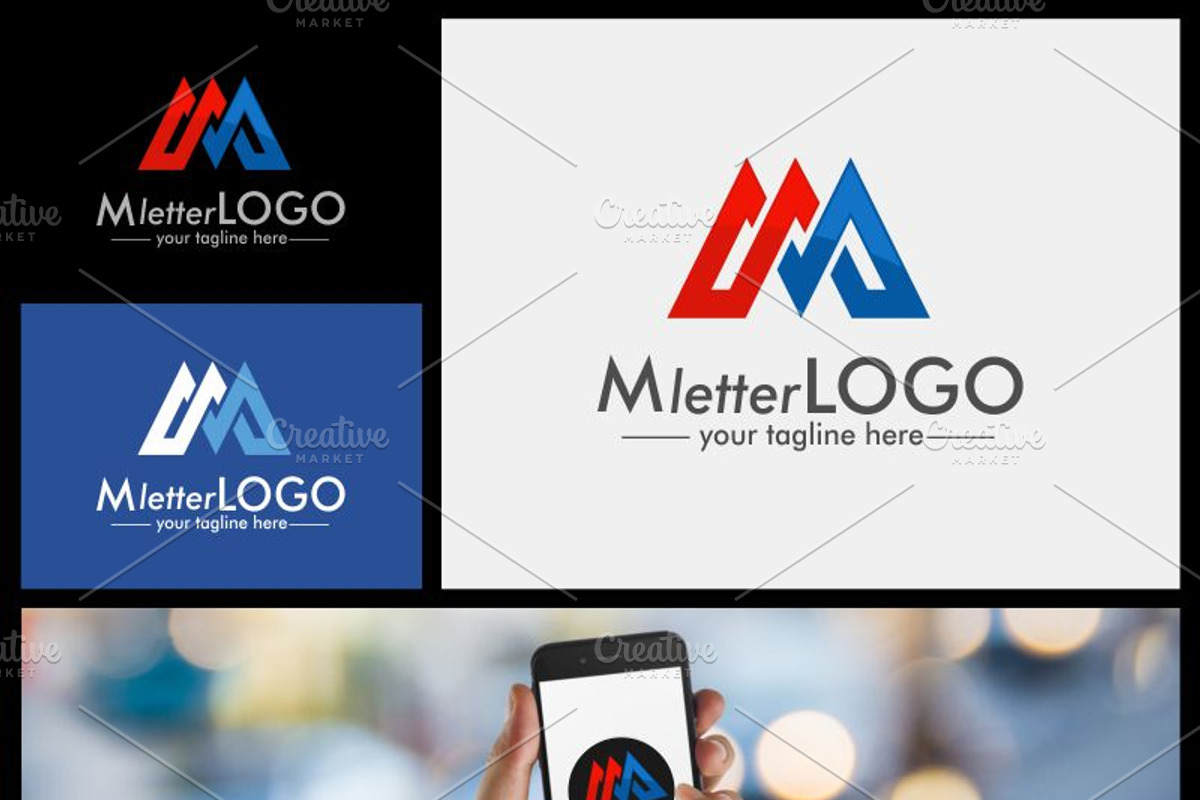 M Letter Logo, a Branding & Logo Template by gabicotza