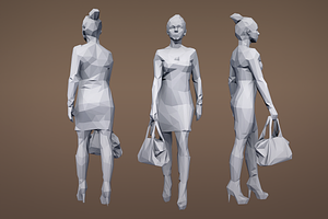 Lowpoly People Casual Pack Volume 1