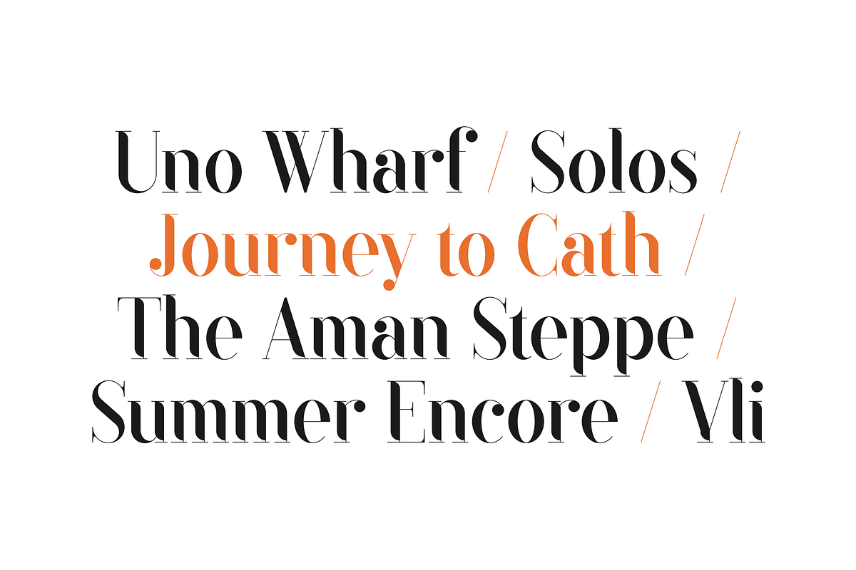 Black Goose Typeface - 5 fonts, a Serif Font by VP Fonts (Photo 10 of 15)