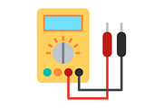 Voltmeter Flat Icon, a Duotone Icon by Pexelpy (Thumbnail 2 of 2)