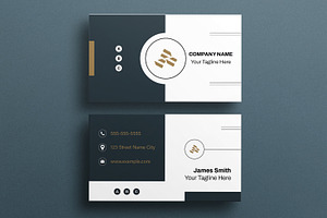 Business Card Design Template, a Business Card Template by MightyDesign