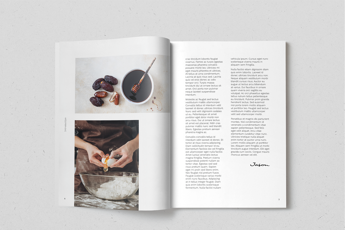 Healthy Desserts Recipe Book, a Magazine Template by SonaGeciova (Photo 5 of 19)