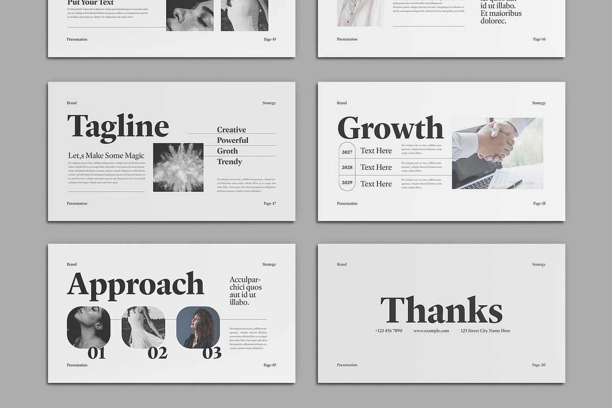 Brand Strategy Presentation Template preview 6
