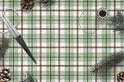 Watercolor Green & Brown Plaids, a Pattern Graphic by DailyMiracleDigitals,LLC (Thumbnail 7 of 8)