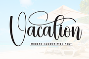 Vacation | Script Font, a Handwritten Font by Scratchones (Thumbnail 1 of 9)
