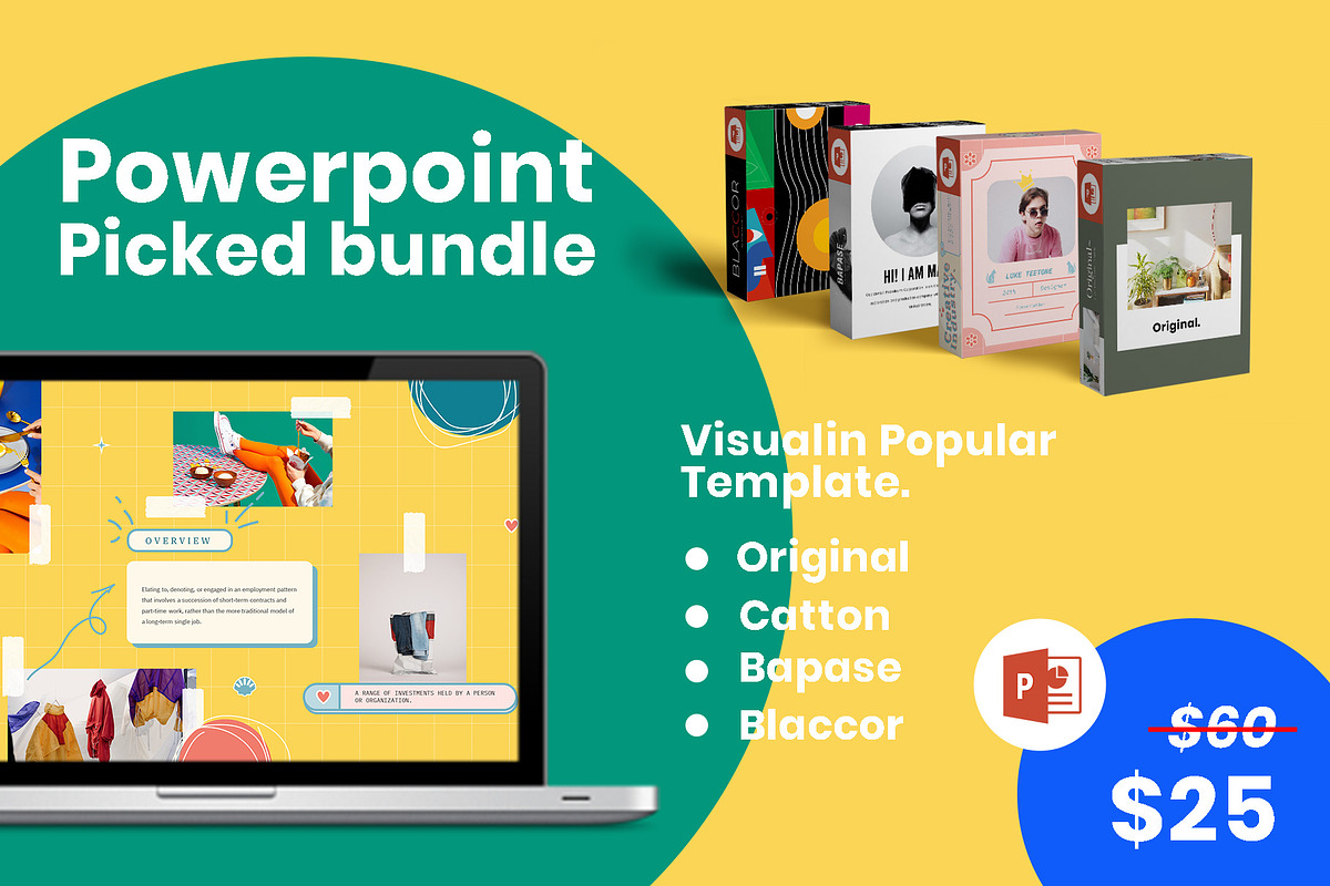 Visualin Powerpoint Picked Bundle, a Presentation Template by Visualin.std (Photo 1 of 17)