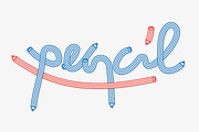 Pencil Font, a Font by lingard design (Thumbnail 1 of 5)