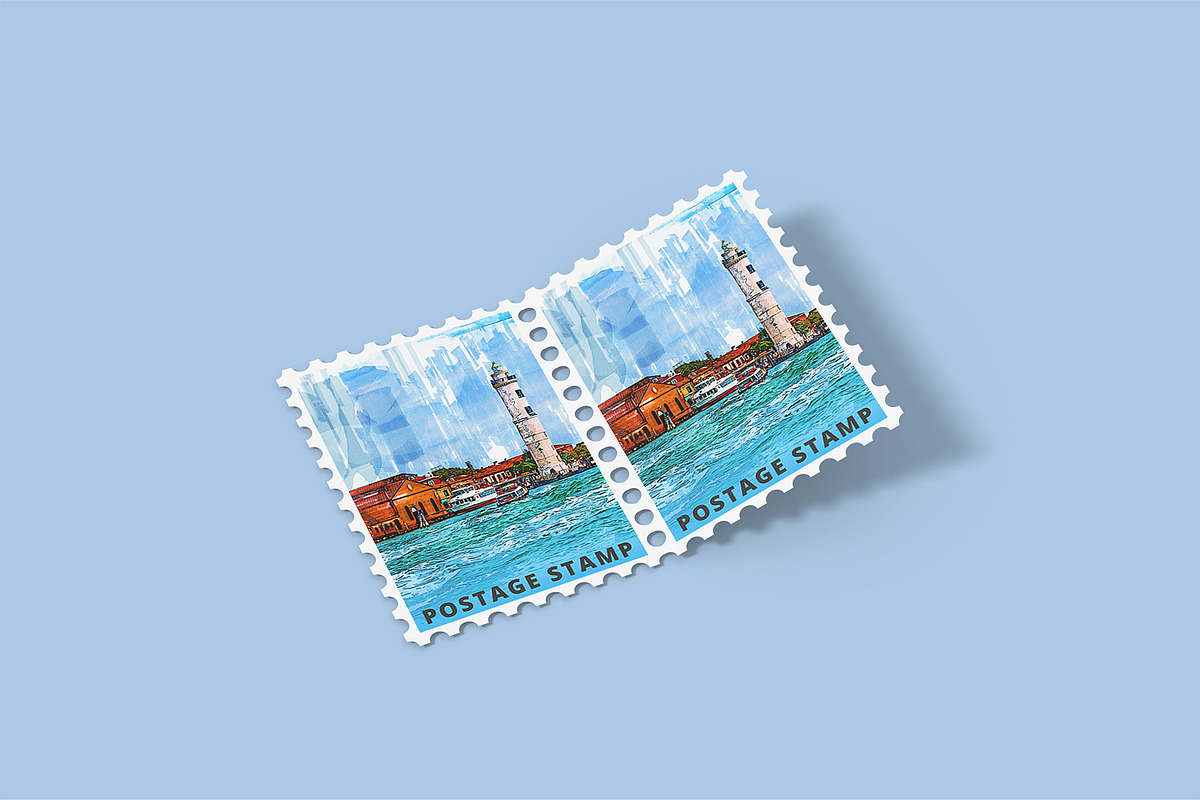 Postage Stamp Mockups Collection, a Flyer Template by Compositing Studio (Photo 13 of 22)