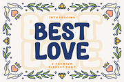 Best Love a Fun Display Font, a Sans Serif Font by Vilogsign (Thumbnail 1 of 7)