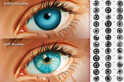 Procreate Eye Irises face brushes, a Brush Add-On by Revabrush (Thumbnail 10 of 10)