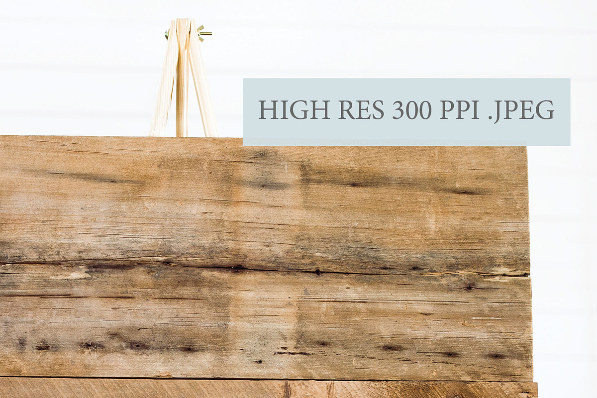 Wood Sign on Easel Mockup, a Mockup by Harbor Design Co (Photo 2 of 3)