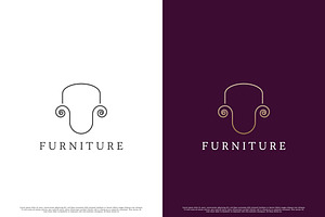 Sofa Furniture Logo Design Icon, a Branding & Logo Template by Morvana Crew