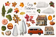 Fav Season - Autumn Collage Pack, an Object Graphic by alenaganzhela (Thumbnail 8 of 12)