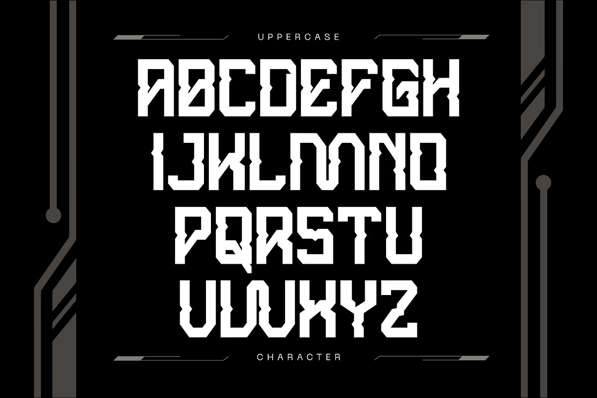 Neo Cyberpunk - Modern Techno Font, a Sans Serif Font by Nirmana Visual (Photo 2 of 10)