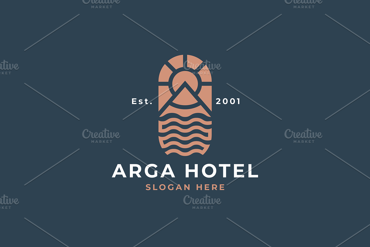 Arga Hotel Travel Logo, a Branding & Logo Template by Design_Planet