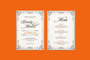 Kashare Wedding Invitation Template, a Resume Template by iDoodle Studio (Thumbnail 1 of 4)